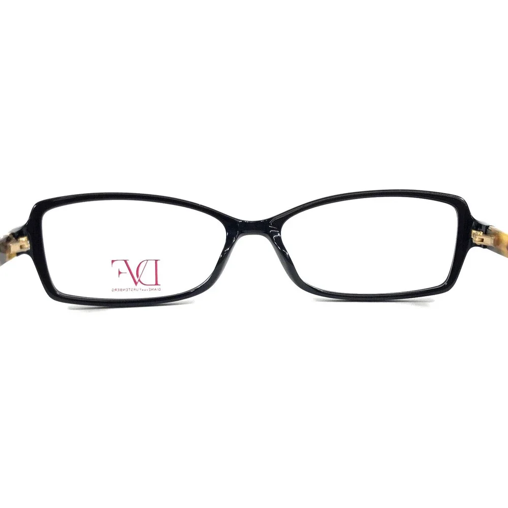Diane Von Furstenberg Eyeglasses Frames DVF5050 001 Black Tortoise 53-15-135